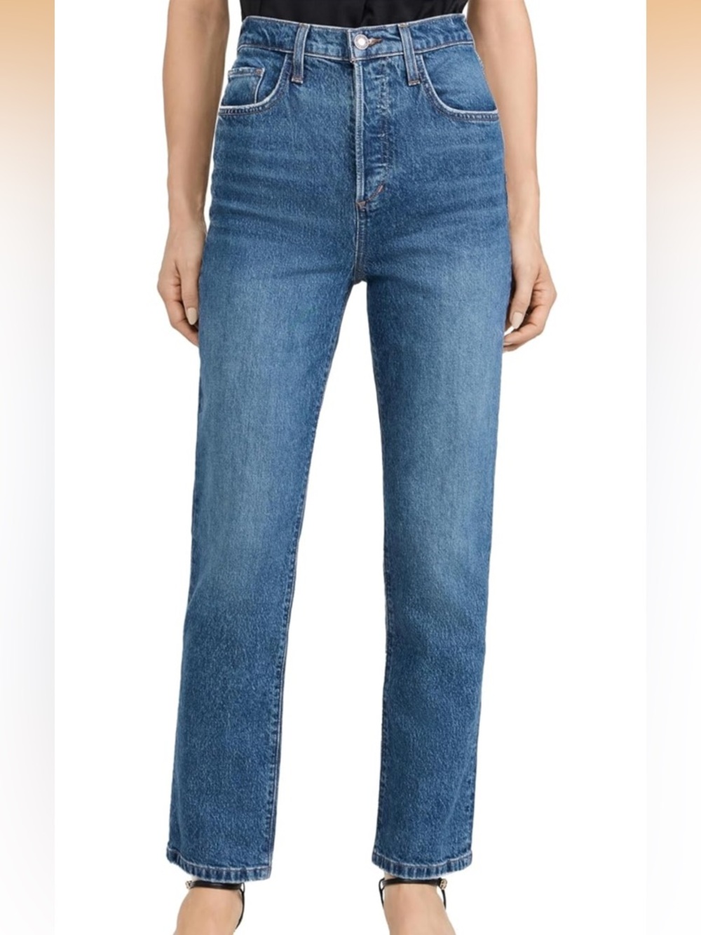Favorite Daughter The Valentina Super High Rise Straight Jean